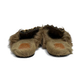 Gucci Studded Fur Mules - Women's 38