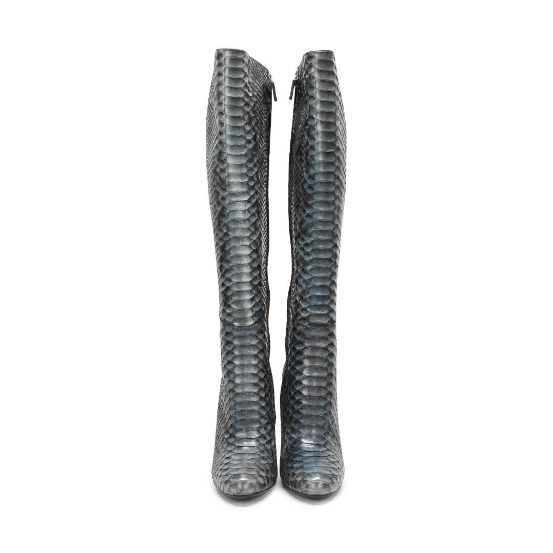 Gucci Python Boots Gucci 'Kim' Python Boots - Women's 38.5 – Fashionably Yours