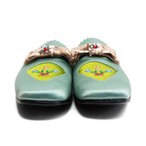 Gucci 'SS17' Satin Mules - Men's 9