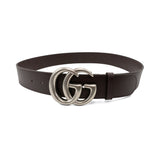 Gucci Dark Brown 'Marmont' Belt - 36