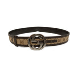 Gucci 'Interlocking G' Monogram Belt - 36