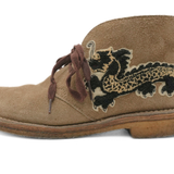 Gucci Embroidered 'Chukka' Boots - Men's 9