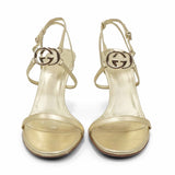 Gucci 'Double G' Heeled Sandal - Women's 8