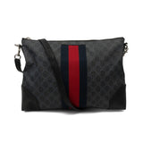 Gucci 'GG Black Supreme Canvas' Messenger Bag