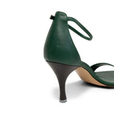 Gucci Embossed Green Sandals - Women's 36