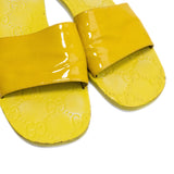 Gucci Yellow Slides - Women's 7.5