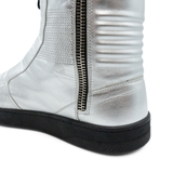 Gucci Silver High Top Sneakers - Men's 12.5