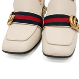 Gucci 'Pearl Peyton' Heeled Loafers - Women's 34.5