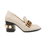 Gucci 'Pearl Peyton' Heeled Loafers - Women's 34.5