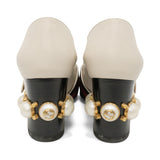 Gucci 'Pearl Peyton' Heeled Loafers - Women's 34.5