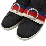 Gucci 'Sylvie Web' Slip-On Sneakers - Women's 40