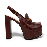 Gucci Horsebit Platform Heels - Women's 35