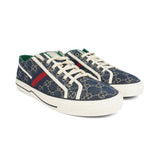 Gucci Denim Tennis Sneakers - Men's 11.5