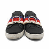 Gucci 'Sylvie Web' Slip-On Sneakers - Women's 40