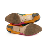 Gucci Multicolor Snakeskin Heels - Women's 36