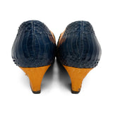 Gucci Multicolor Snakeskin Heels - Women's 36