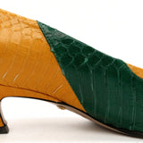 Gucci Multicolor Snakeskin Heels - Women's 36