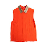 Gucci Python Collar Top - Women's 38
