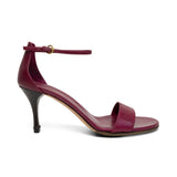Gucci Embossed Magenta Sandals - Women's 36