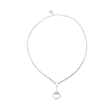 Gucci 'Pavé Horsebit' Pendant Necklace