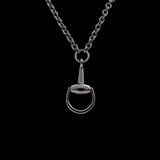 Gucci 'Pavé Horsebit' Pendant Necklace