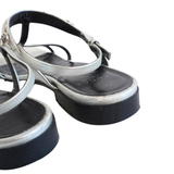 Gucci Metallic Sandals - Women's 38.5