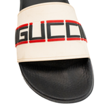 Gucci Stripe Rubber Pool Slides - Women's 6