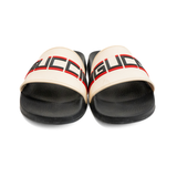 Gucci Stripe Rubber Pool Slides - Women's 6