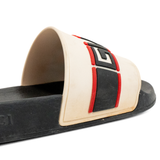 Gucci Stripe Rubber Pool Slides - Women's 6