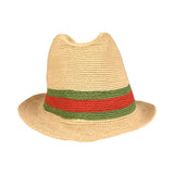 Gucci Straw Fedora Hat