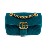 Gucci 'Velvet Marmont' Shoulder Bag