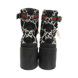 Gucci Tweed Combat Boots - Women's 36.5