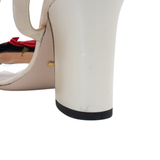 Gucci 'Rose Web' Heels - Women's 36.5