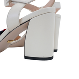 Gucci 'Rose Web' Heels - Women's 36.5