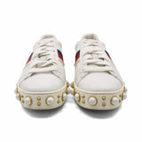 Gucci 'Ace Pearl' Low-Top Sneakers - Women's 39.5