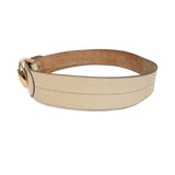 Gucci Cream Monogram Belt - 38