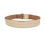 Gucci Cream Monogram Belt - 38