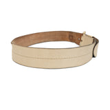 Gucci Cream Monogram Belt - 38