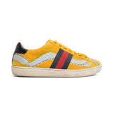Gucci Velvet Embroidered Ace Sneakers - Women's 36.5