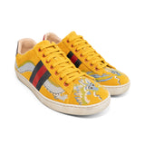 Gucci Velvet Embroidered Ace Sneakers - Women's 36.5