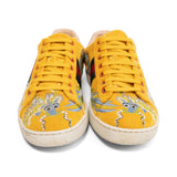 Gucci Velvet Embroidered Ace Sneakers - Women's 36.5