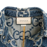 Gucci 'GG' Jacquard Denim Romper - Women's 36