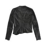 Helmut Lang Blistered Suede Jacket - Women's XS