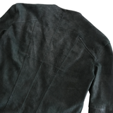 Helmut Lang Blistered Suede Jacket - Women's XS