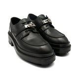 Hermes 'First' Derby Oxford Loafers - Women's 36.5