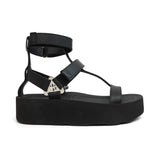 Hermes 'Enid Gladiator' Platform Sandals - Women's 36.5