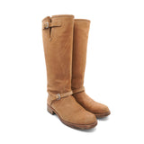 Hermes Suede Riding Boots - Women's 38