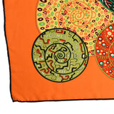 Hermes 'Reves d'Escargot' Silk Scarf