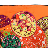 Hermes 'Reves d'Escargot' Silk Scarf