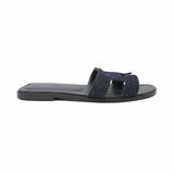 Hermes 'Oran' Denim Sandals - Women's 37